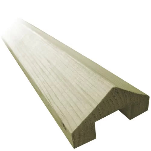 Close Board Rebated Capping 32mm x 63mm x 3m-Eclipse Fencing