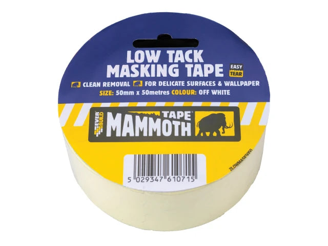 Low Tack Masking Tape 50mm x 25m-Eclipse Fencing