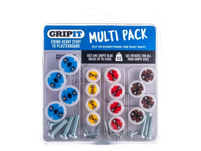 Plasterboard Fixings Multi Pack,16 Piece, Clam Pack-Eclipse Fencing