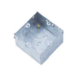 Securlec Metal Back Box 1 Gang 47mm-Eclipse Fencing