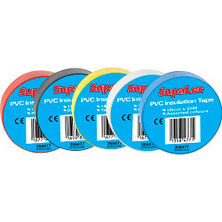 Securlec PVC Insulation Tape Pack 10 Assorted 20m-Eclipse Fencing