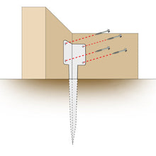 Load image into Gallery viewer, SleeperSecure Single Sleeper Corner Support Spike-Eclipse Fencing
