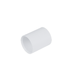 Solvent Weld Straight Coupling White-Eclipse Fencing