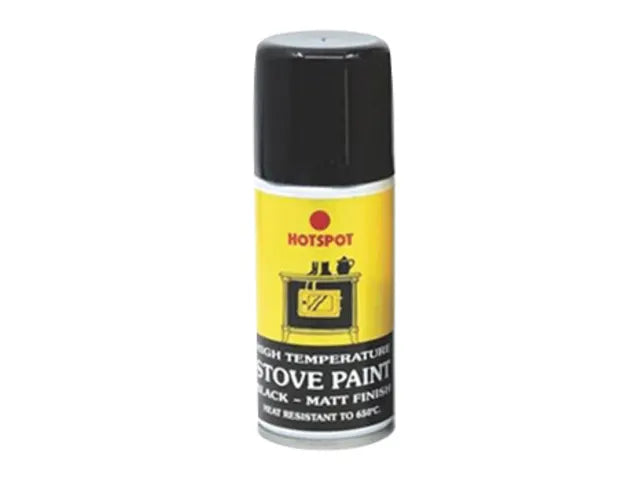 Spray Stove Paint Matt Black 450ml-Eclipse Fencing