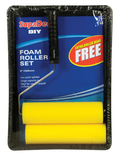 SupaDec Foam Roller & Tray Set 9